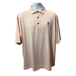 Foot Joy Polo Mens Size Large Prodry Lisle light pink Governors Club Tennessee